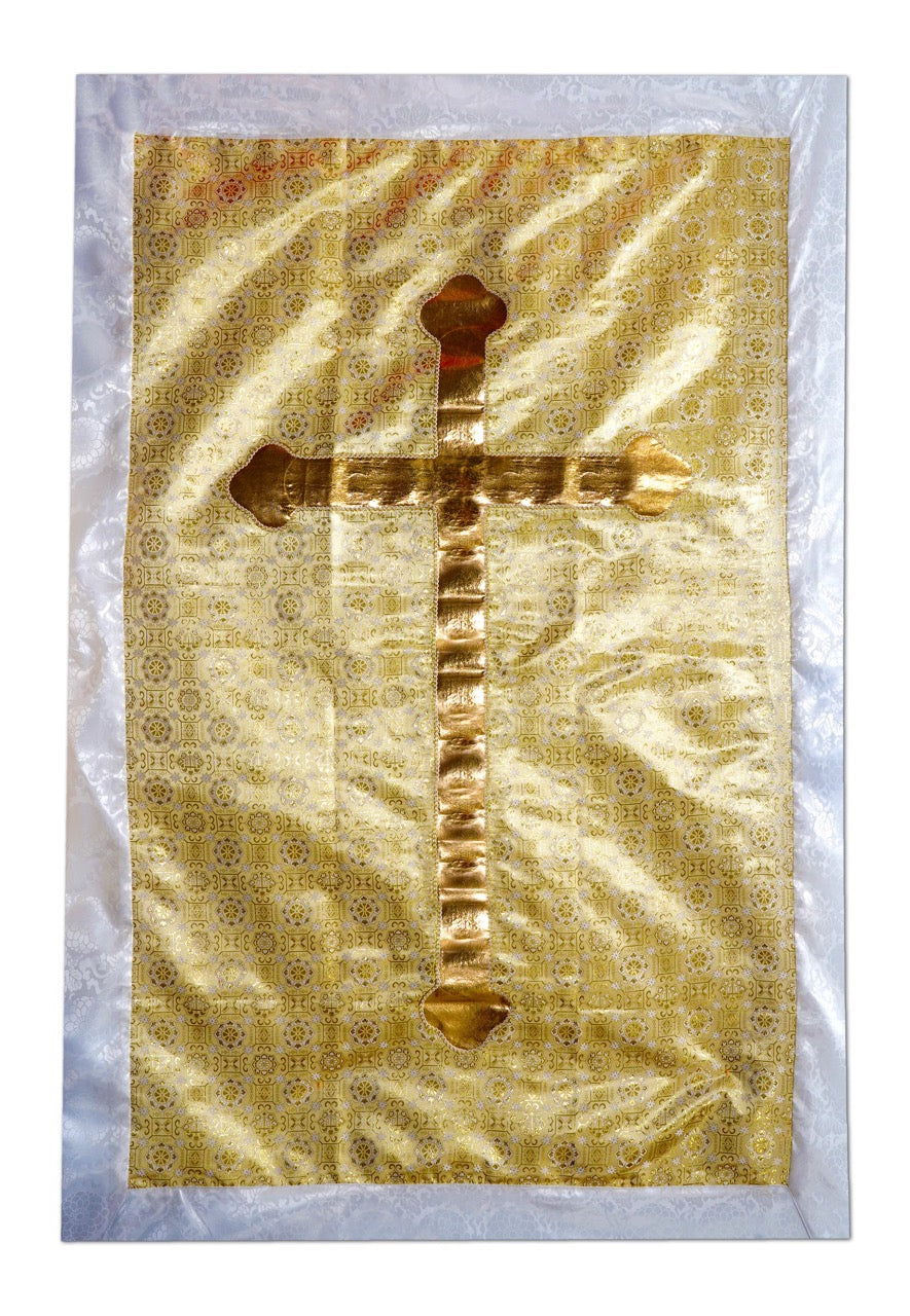 Gold Cross Funeral Blanket (十字被)