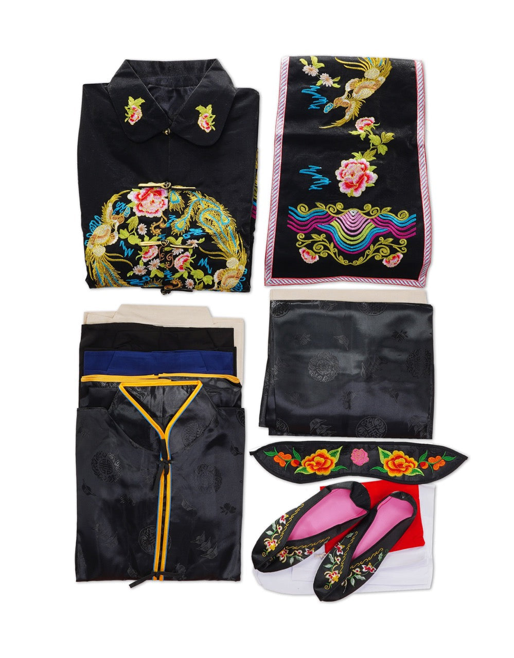 Luxury Female Burial Clothing (女裝金鳯豪華壽衣套裝)