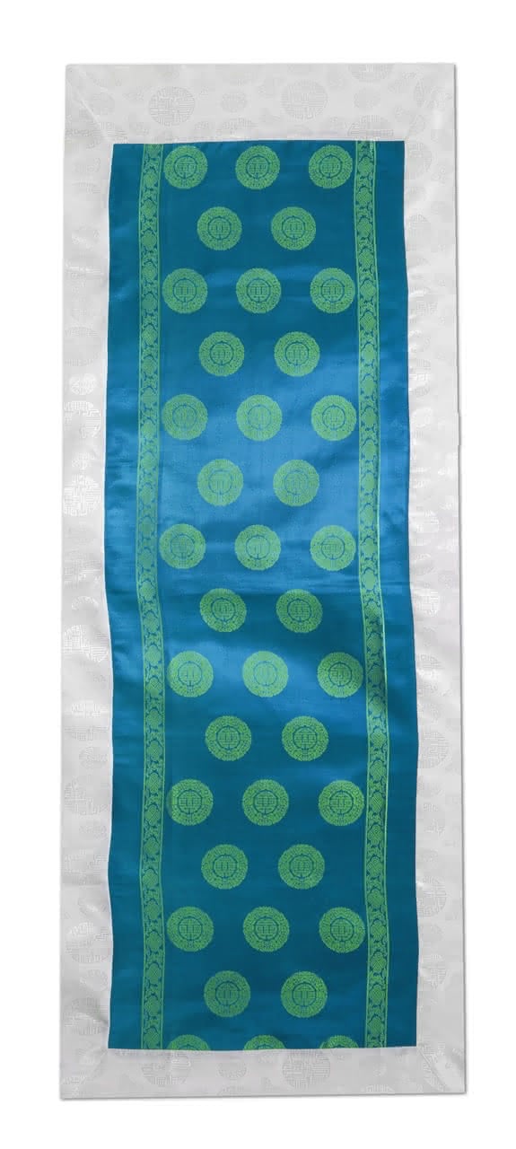 Traditional Offspring Blanket (彩色花綢薄子孫被)