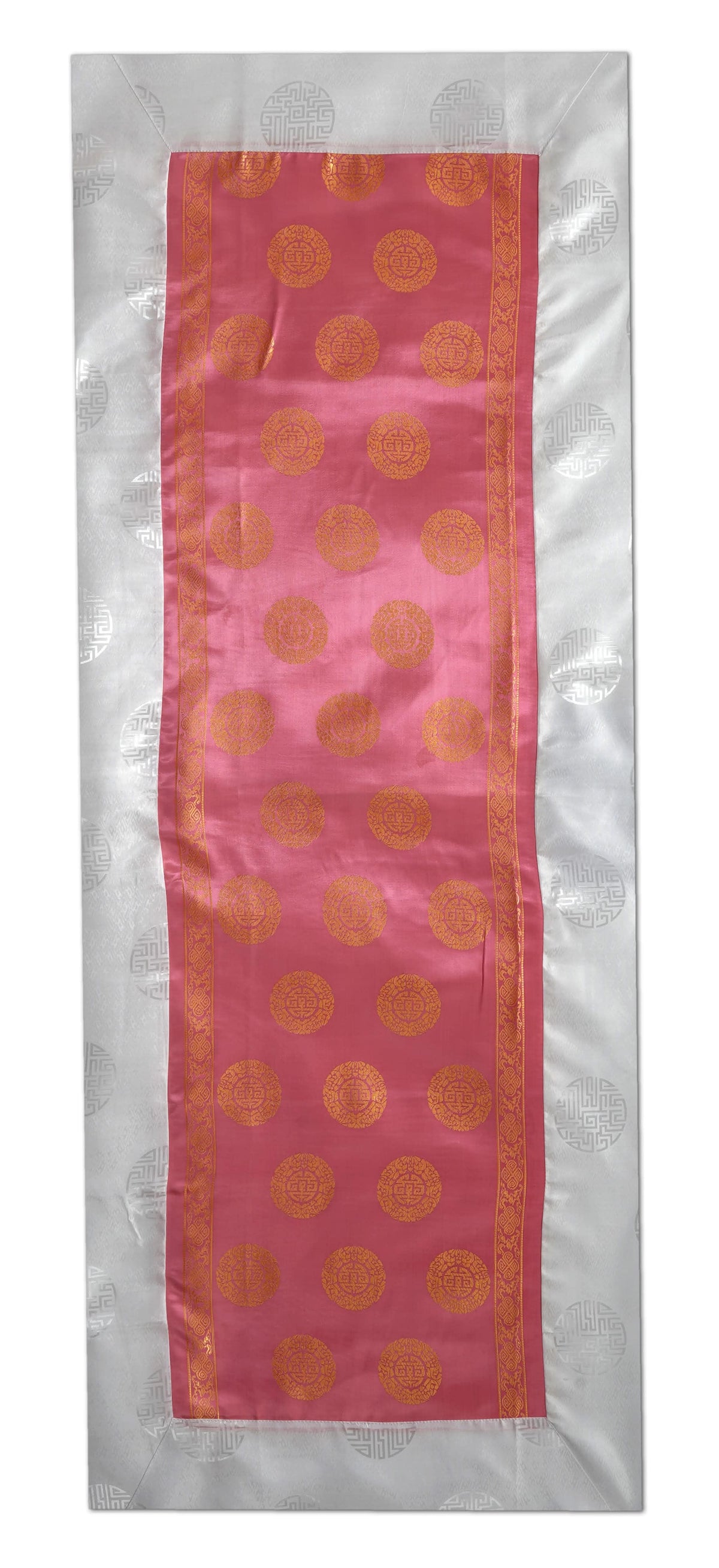 Traditional Offspring Blanket (彩色花綢薄子孫被)