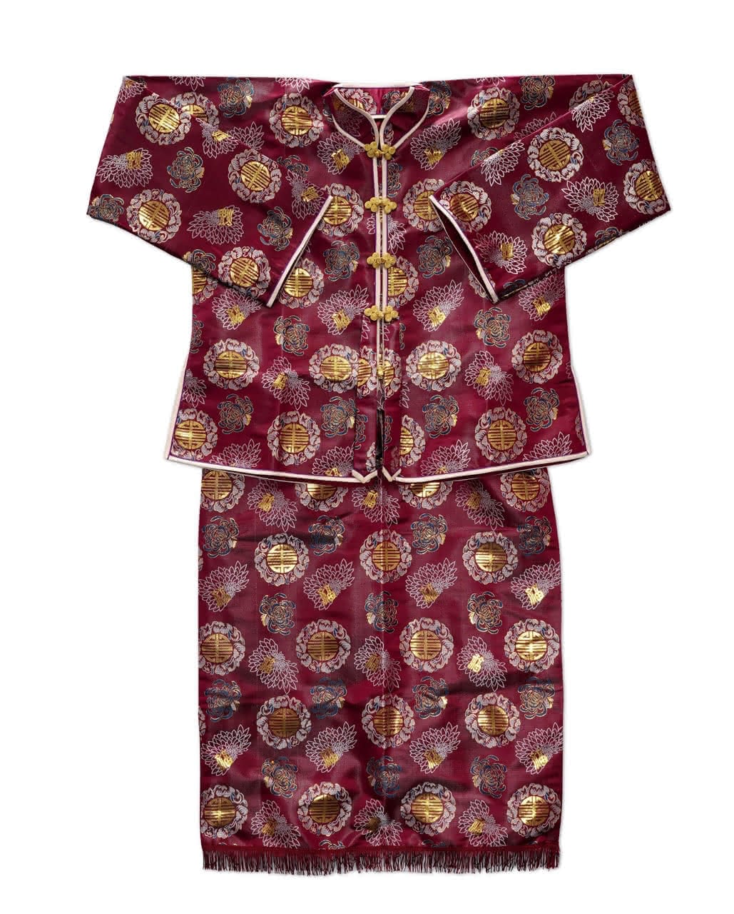 Female Burial Clothing - Burgundy (女壽衣/棗紅)