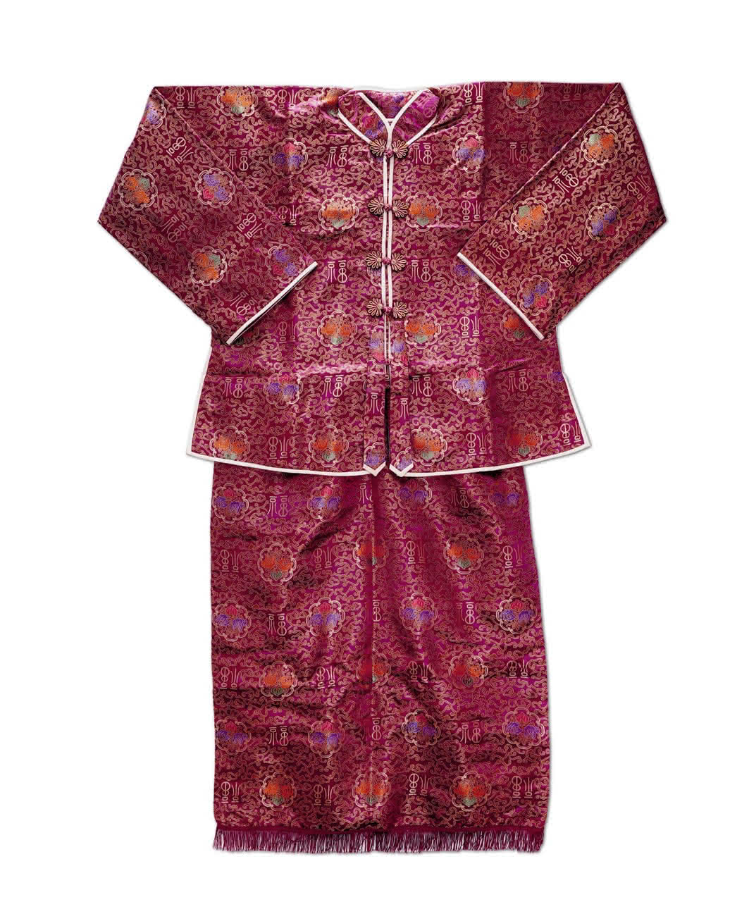 Female Burial Clothing - Burgundy (女壽衣/棗紅)