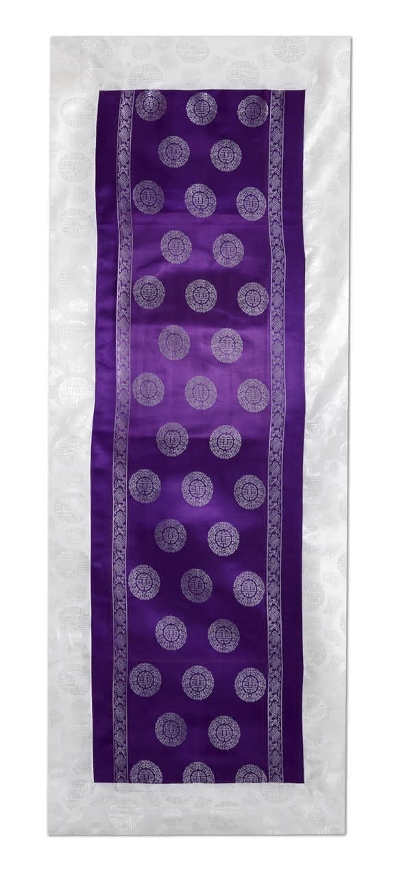 Traditional Offspring Blanket (彩色花綢薄子孫被)