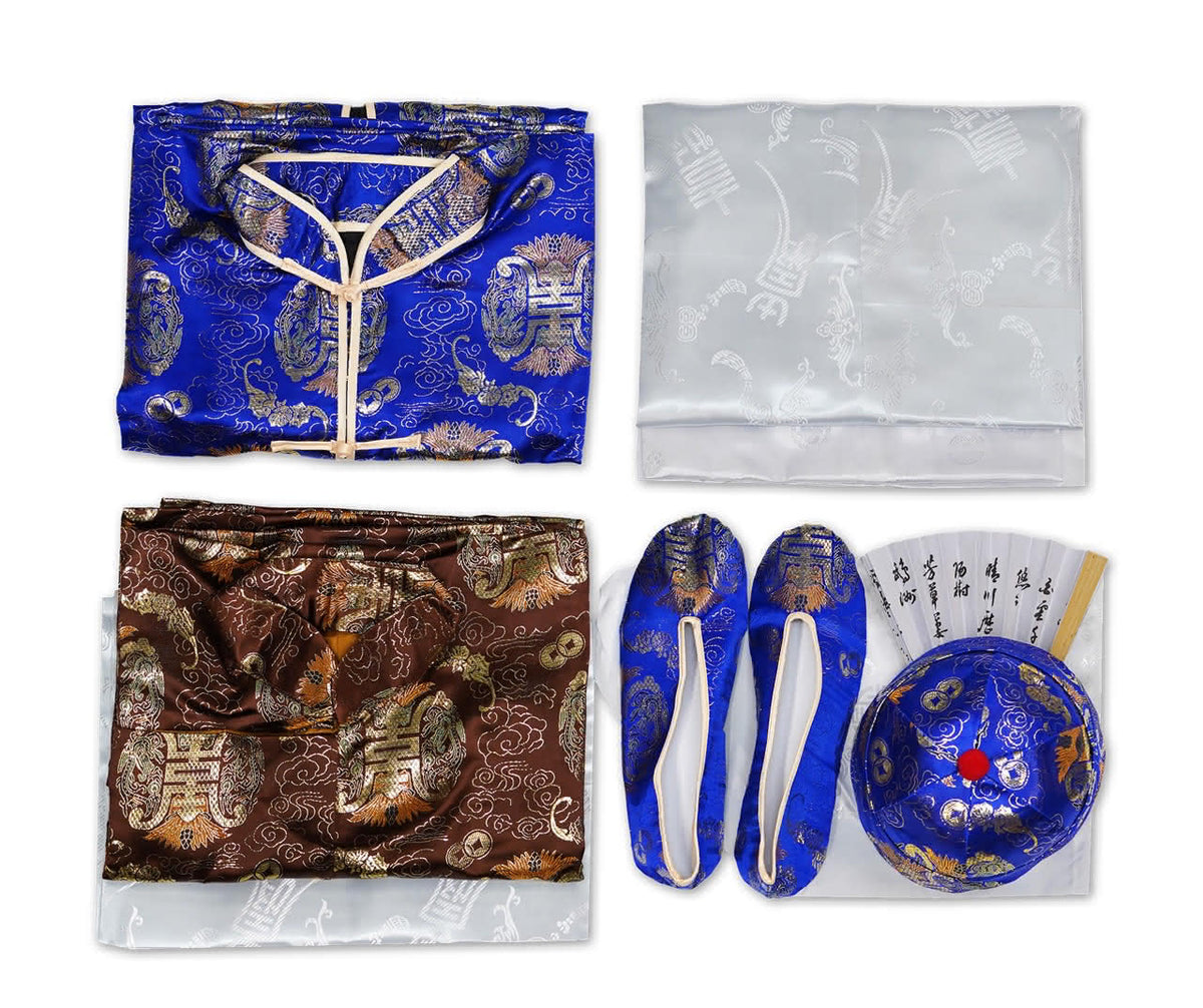 Male Burial Clothing - Royal Blue (男壽衣/藍色)