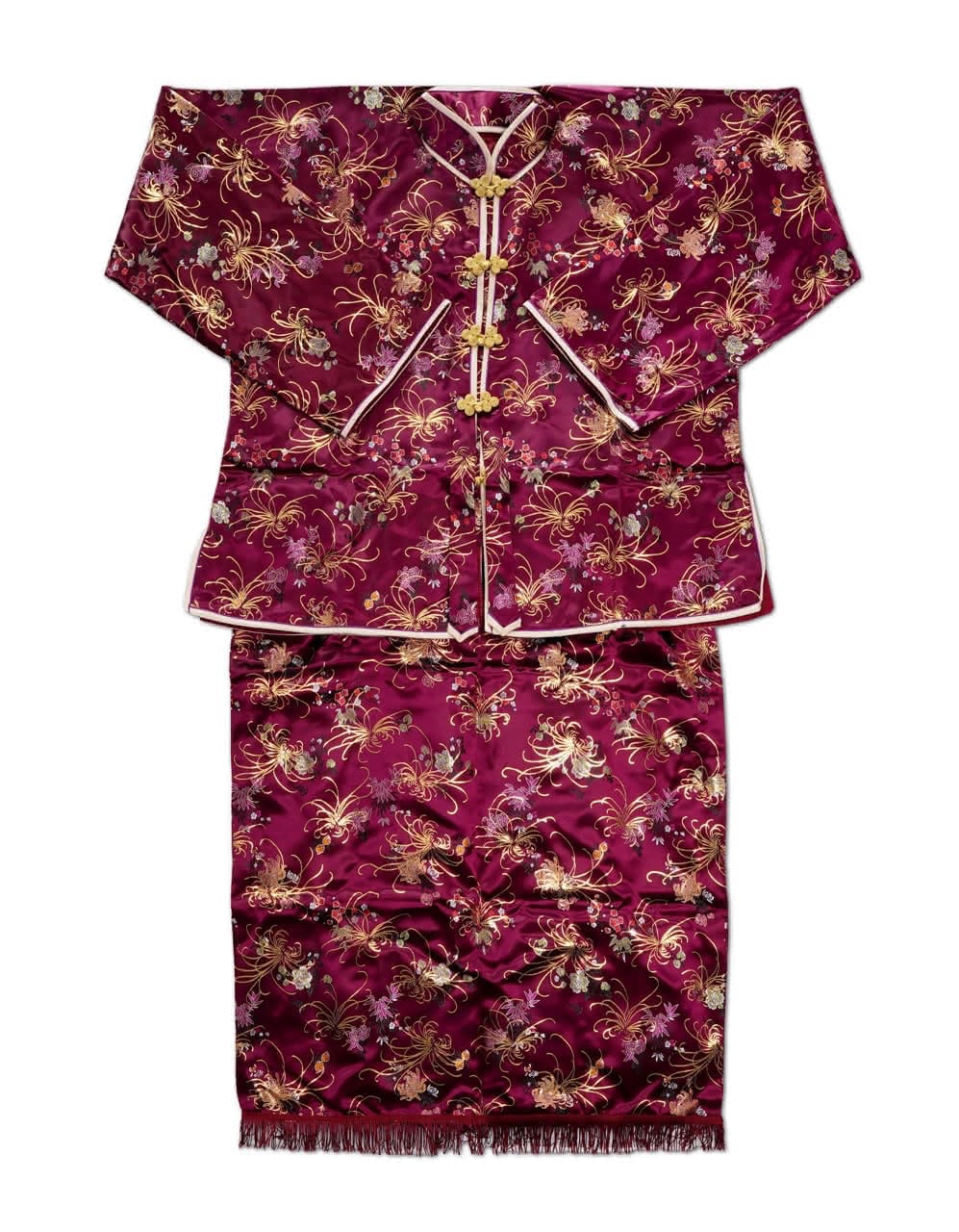 Female Burial Clothing - Black, Brown or Burgundy (女壽衣/黑色/咖啡色/棗紅)